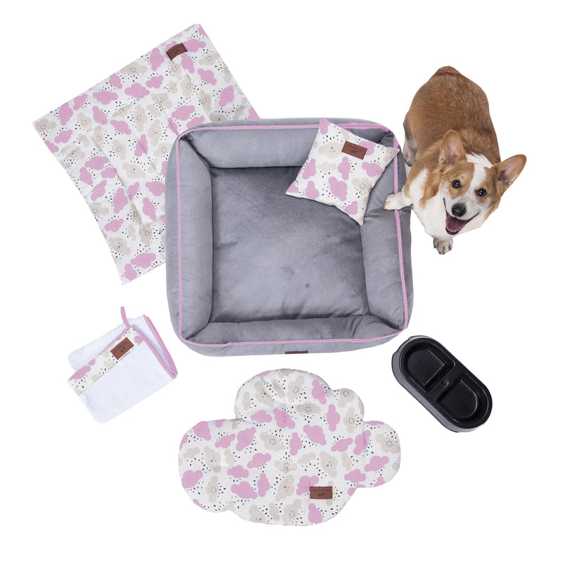 Kit 6 Pçs Enxoval Completo Pet Grande Noblesse