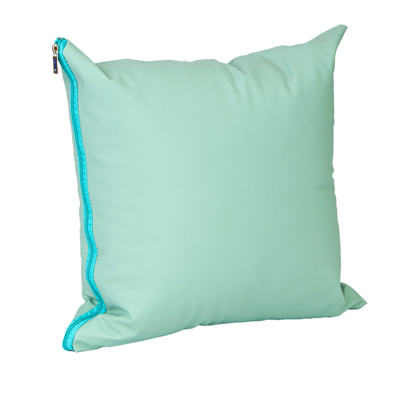 Almofada Decorativa Cheia Capa e Refil Protetora Impermeável com Zíper