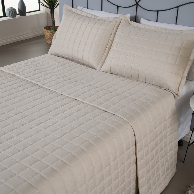 Kit 3 Pçs Cobre Leito Casal Padrão Soft Dupla Face Matelado