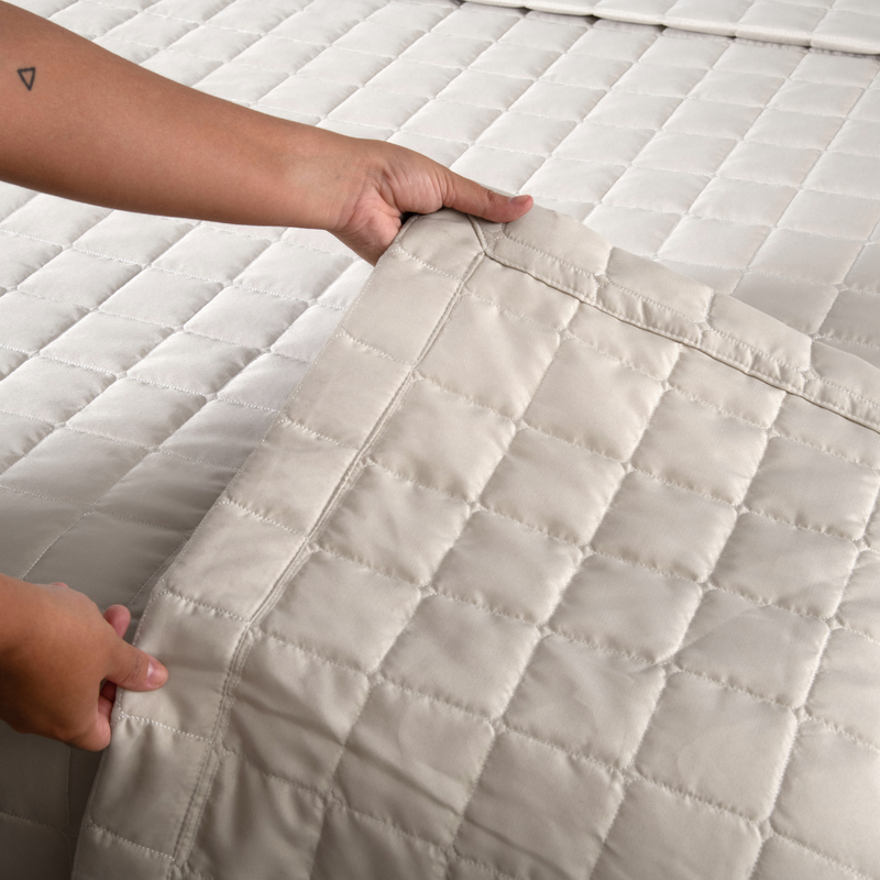 Kit 3 Pçs Cobre Leito Casal Padrão Soft Dupla Face Matelado