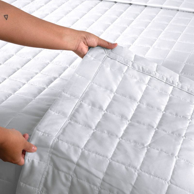 Kit 3 Pçs Cobre Leito Casal Padrão Soft Dupla Face Matelado