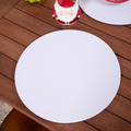 Kit 2 Pçs Capa Sousplat Basic Liso Tecido Oxford e Base MDF 1 Lugar 35x35cm