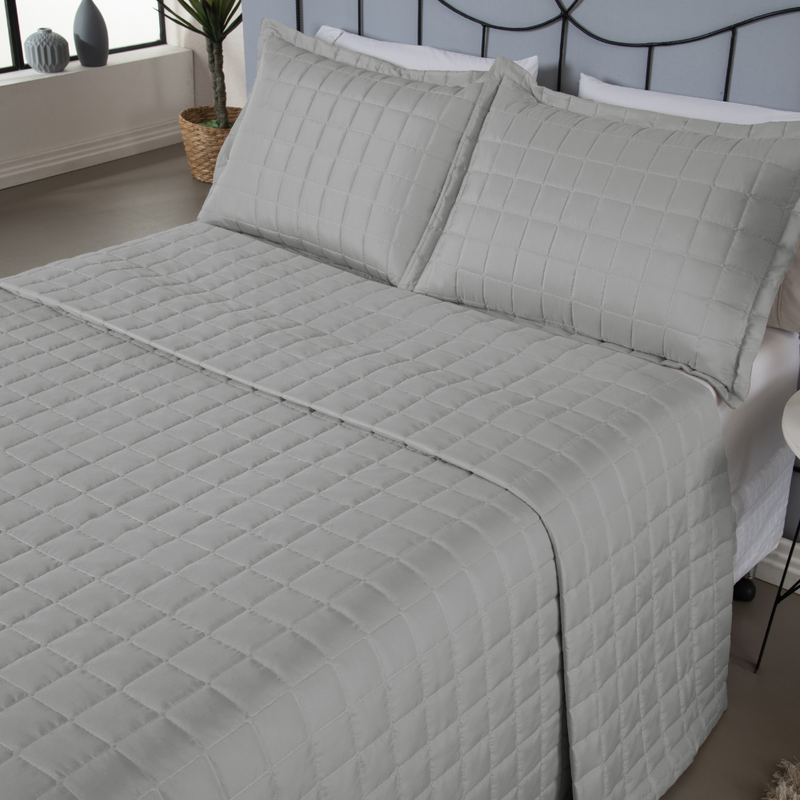 Kit 3 Pçs Cobre Leito Casal Padrão Soft Dupla Face Matelado