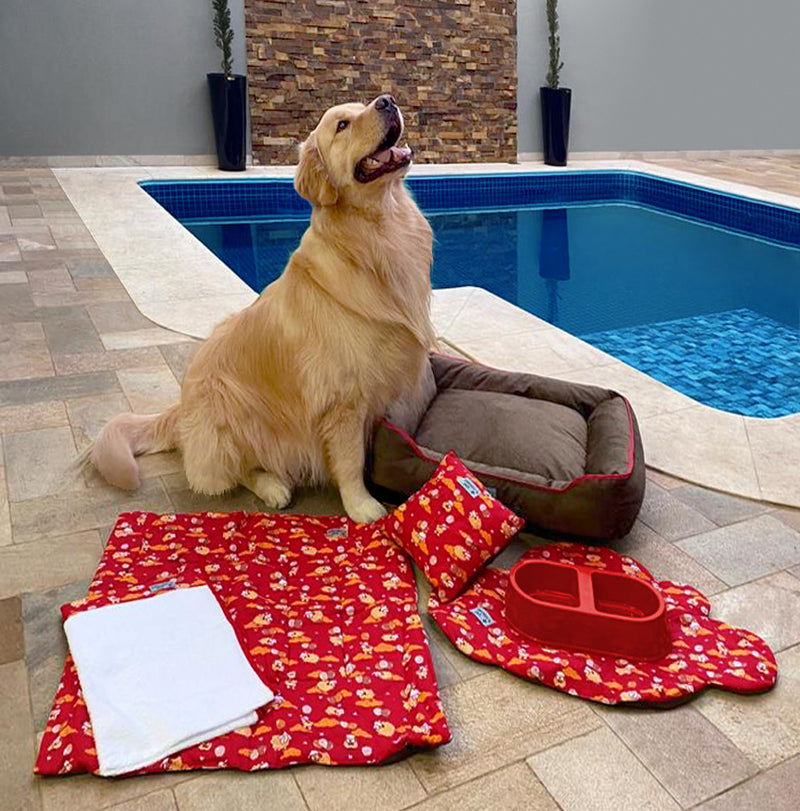 Kit 6 Pçs Enxoval Completo Pet Grande Noblesse