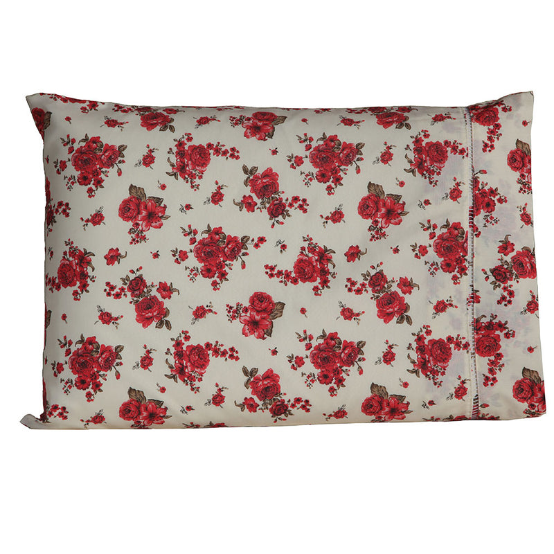 Kit 2 Pçs Par Fronha Esmeralda Percal 150 Fios 100% Algodão 70x50cm sem Aba Rosê