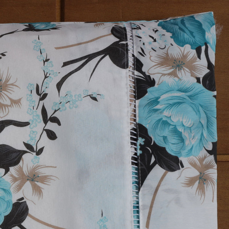 Kit 2 Pçs Par Fronha Esmeralda Percal 150 Fios 100% Algodão 70x50cm sem Aba Rosê