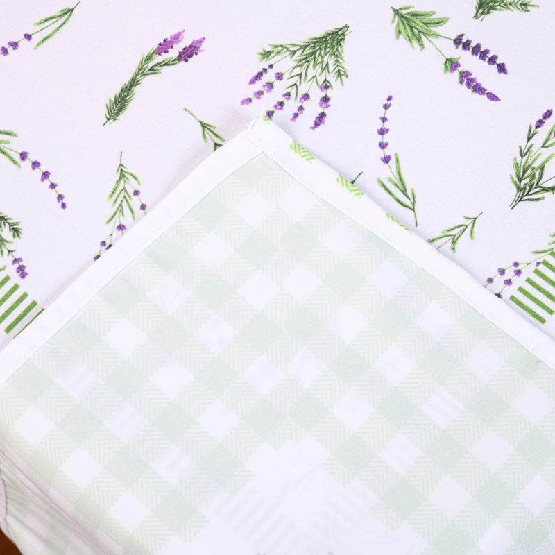 Toalha de Mesa 6 Lugares Allegra 2,00x1,50m Estampado Tecido Microfibra