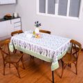 Toalha de Mesa 4 Lugares Allegra 1,50x1,50m Estampado Tecido Microfibra