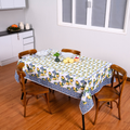 Toalha de Mesa 6 Lugares Allegra 2,00x1,50m Estampado Tecido Microfibra