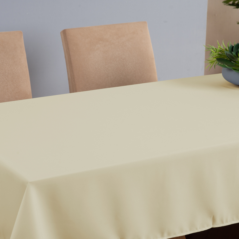Toalha de Mesa 8 Lugares Basic 2,50x1,40m Liso Tecido Oxford