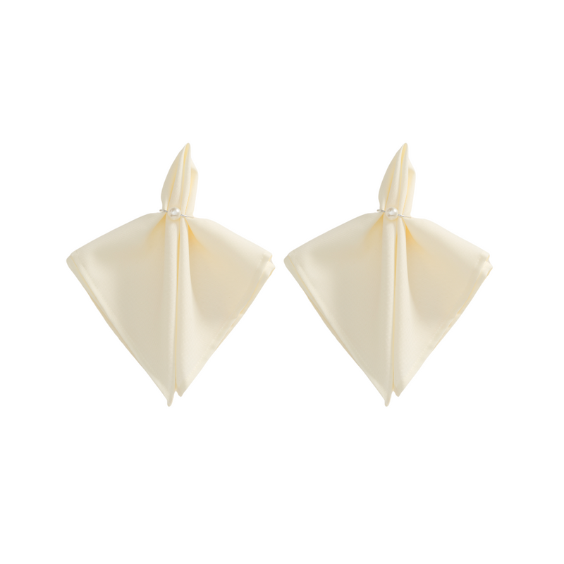 Kit 2 Pçs Guardanapo 2 Lugares Basic 35x35cm Liso Tecido Oxford