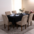 Toalha de Mesa 4 Lugares Basic 1,45x1,40m Liso Tecido Oxford