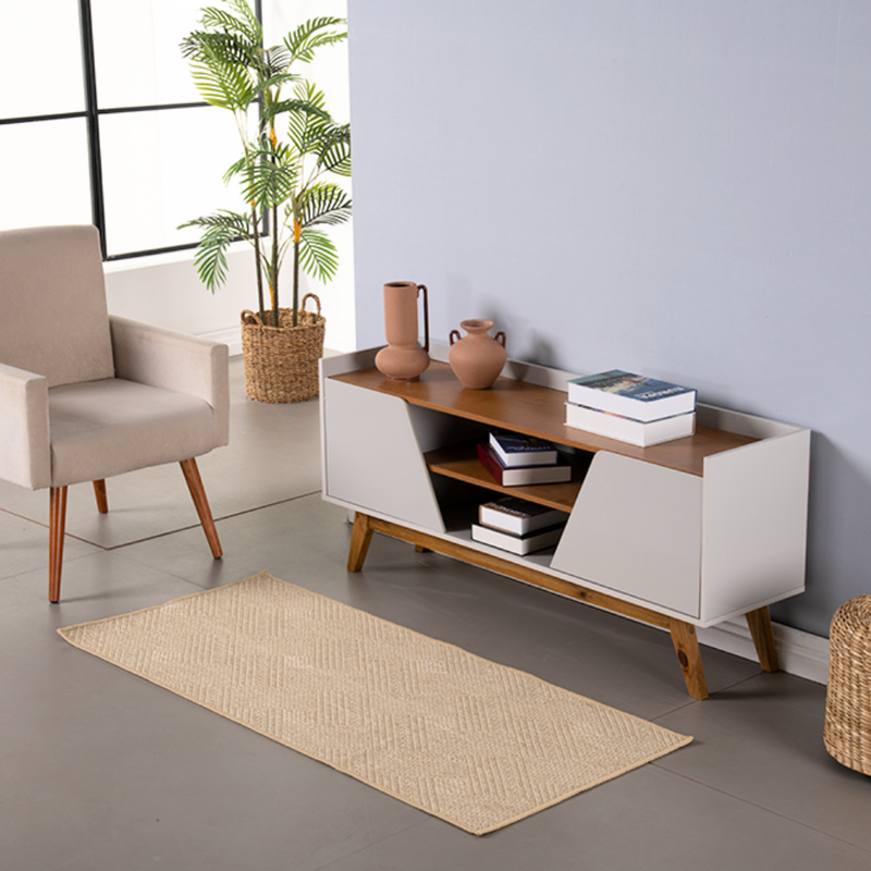 Tapete Passadeira Sisal Lancer 100x66cm