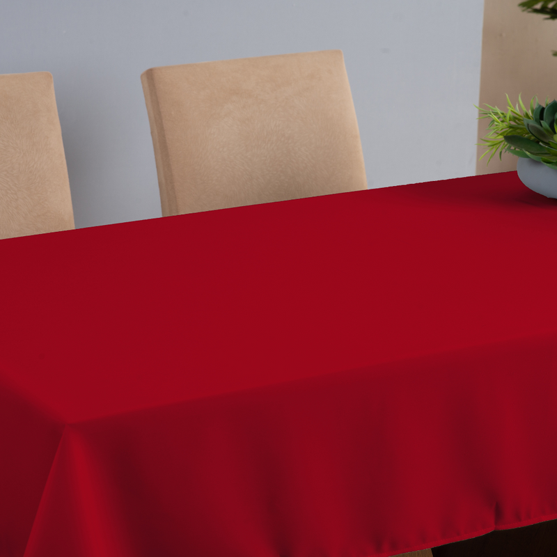 Toalha de Mesa 8 Lugares Basic 2,50x1,40m Liso Tecido Oxford